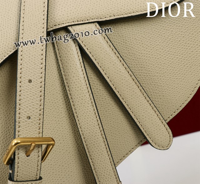 Dior专柜新款迪奥高仿原单长肩带大小号牛皮马鞍包手拎斜挎包 djfk1817
